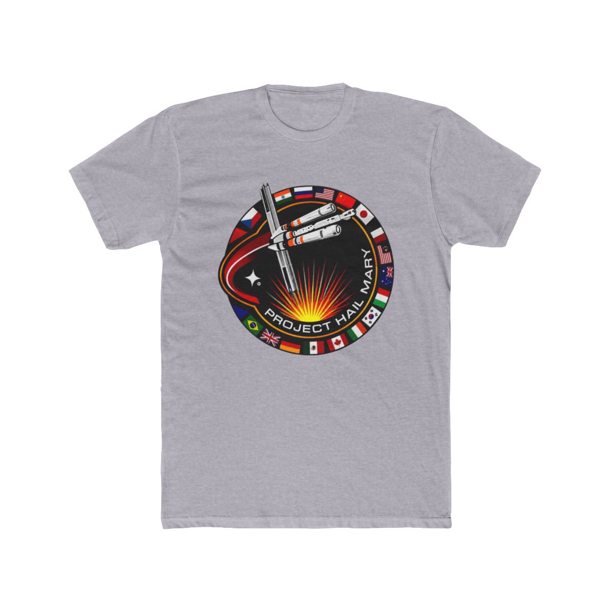 Project Hail Mary Movie 2026 Merch Patch Flag T Shirt - Rornasteelix - alternate angle 5, merchandise