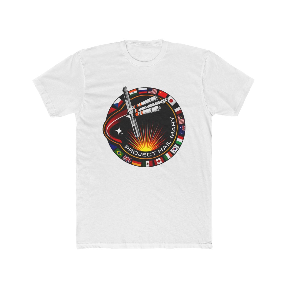 Project Hail Mary Movie 2026 Merch Patch Flag T Shirt - Rornasteelix